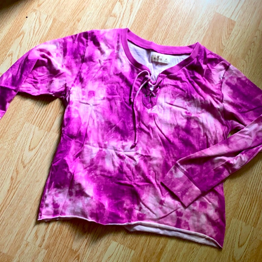 Hollister crop top 🌸 tye dye